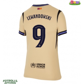 Barcelona Robert Lewandowski #9 Bortatröja Kvinnor 2025-26 Kortärmad